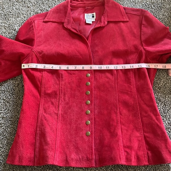 Modern images red jacket leather size small - Picture 8 of 8